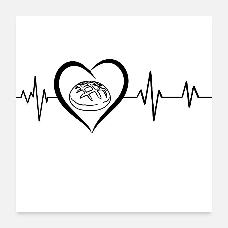 heartbeat country bread Poster 24" x 24" (60x60 cm)