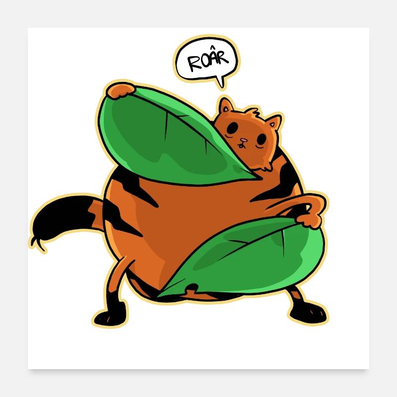 Roar 2 Poster 60x60 cm