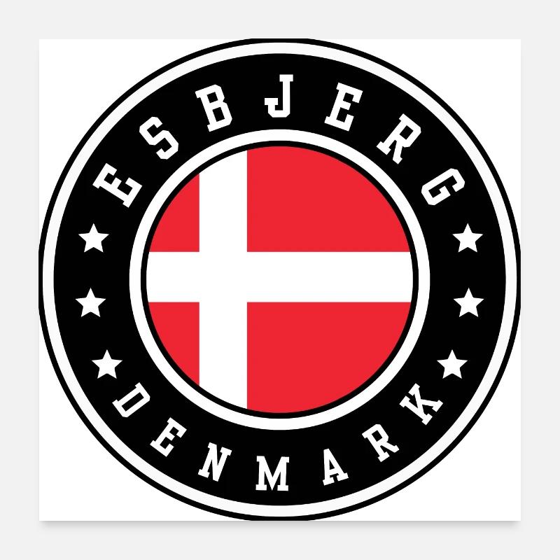 Esbjerg Dänemark Poster 60x60 cm