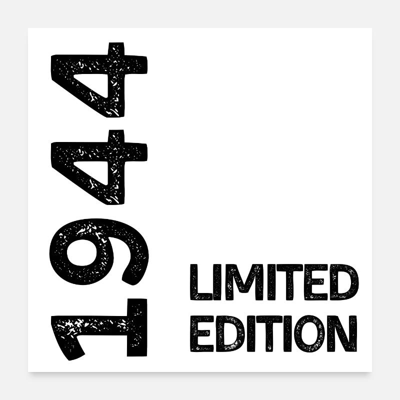 1944 limited edition Poster 60 x 60 cm