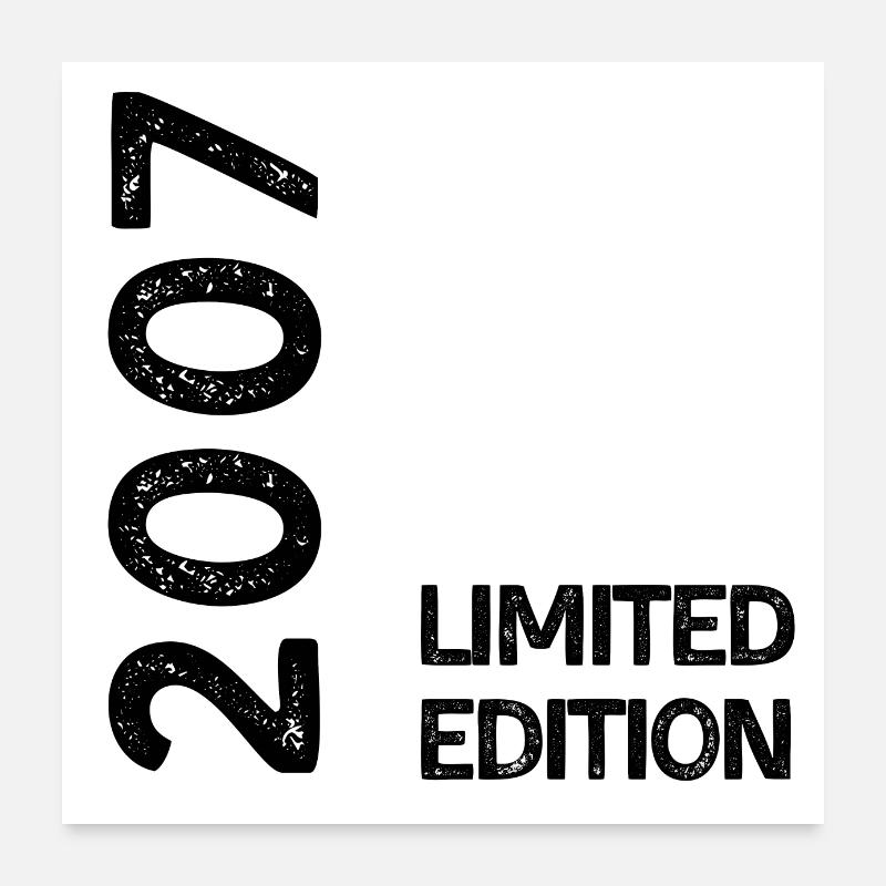 2007 limited edition Poster 60 x 60 cm