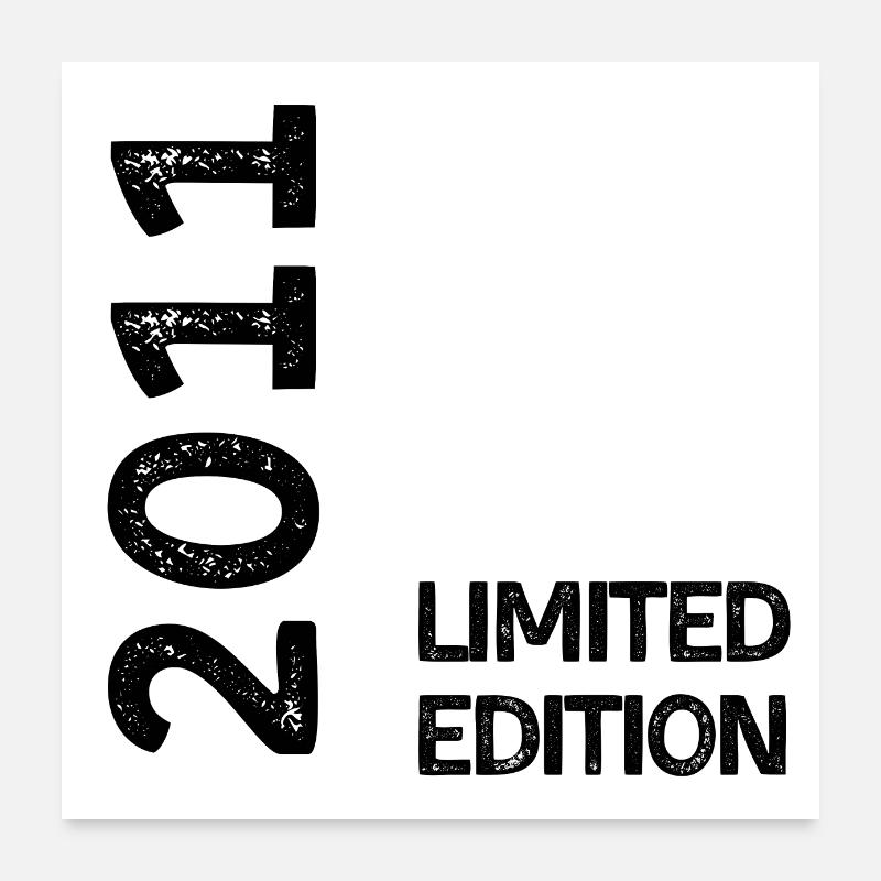 Limitierte Auflage 2011 Poster 60x60 cm
