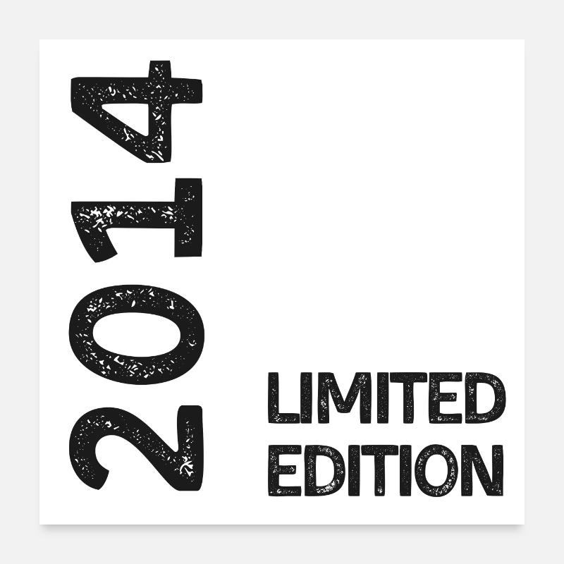 2014 limited edition Poster 60 x 60 cm