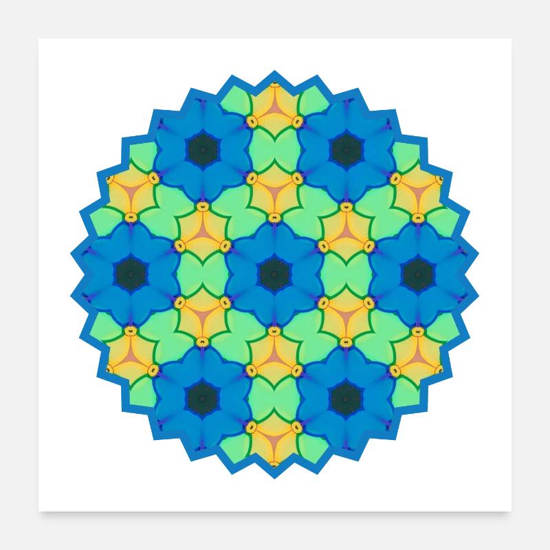 Perfect symmetry Poster 24" x 24" (60x60 cm)