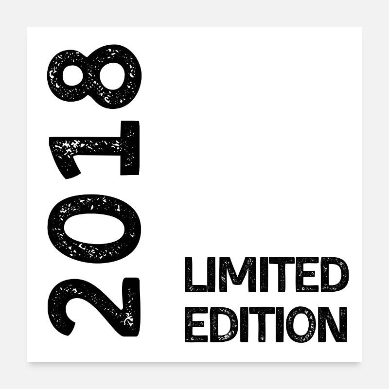 2018 limited edition Poster 24" x 24" (60x60 cm)