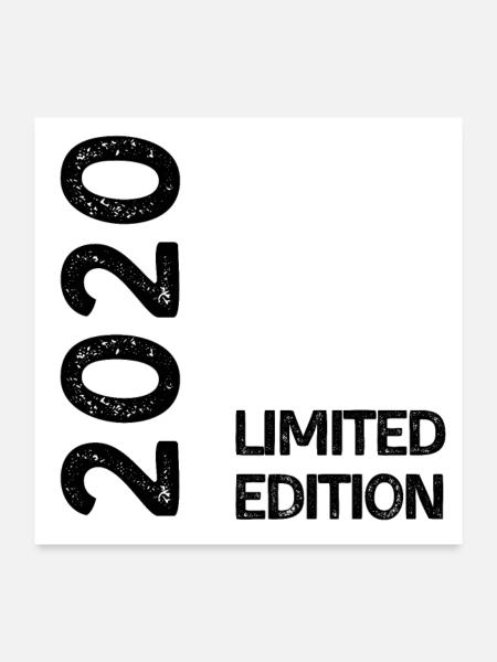 2020 Limited Edition - Poster 24" x 24" (60x60 cm) - white - Front
