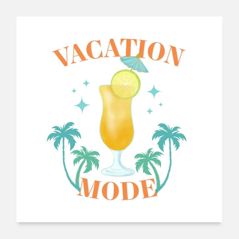 Grandes vacances Poster 60 x 60 cm