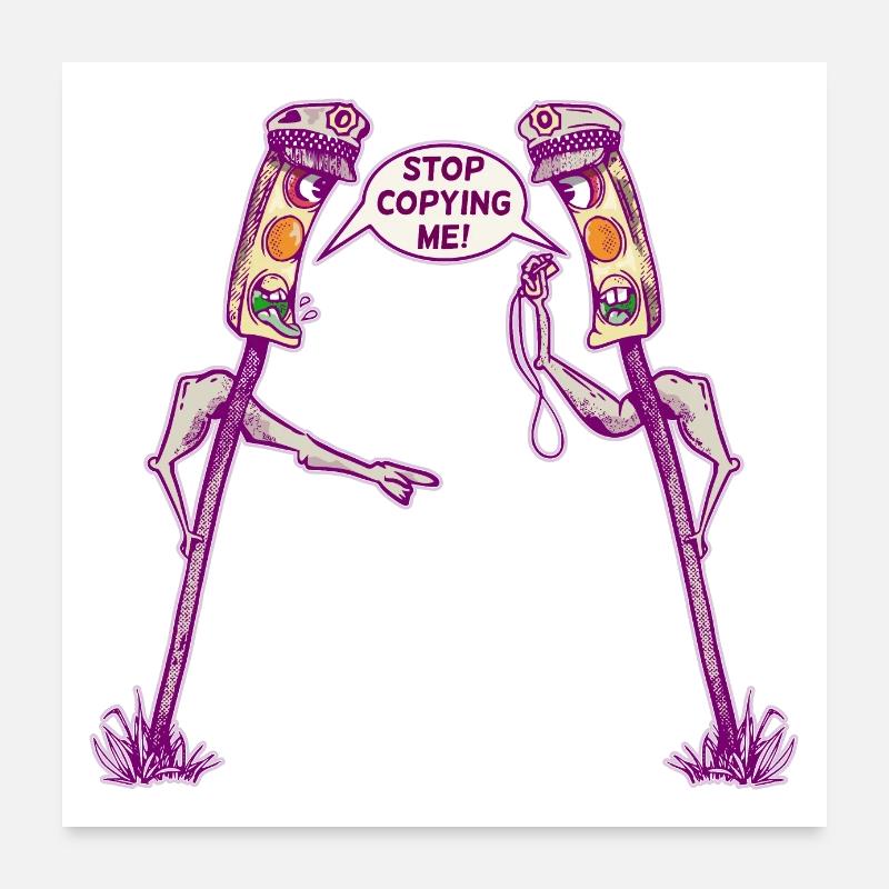 Feux de circulation, rage au volant Poster 60 x 60 cm