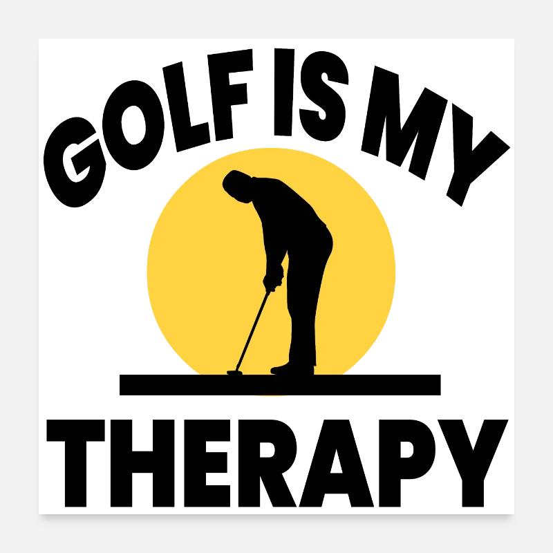 Golf Poster 60x60 cm