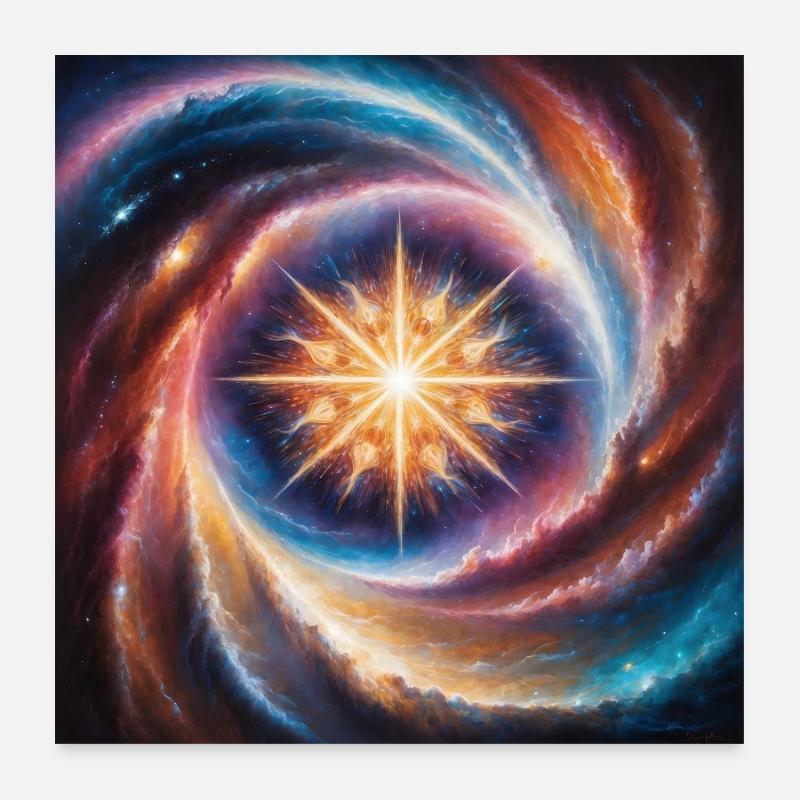 Mythic Star Fusion Poster 24" x 24" (60x60 cm)