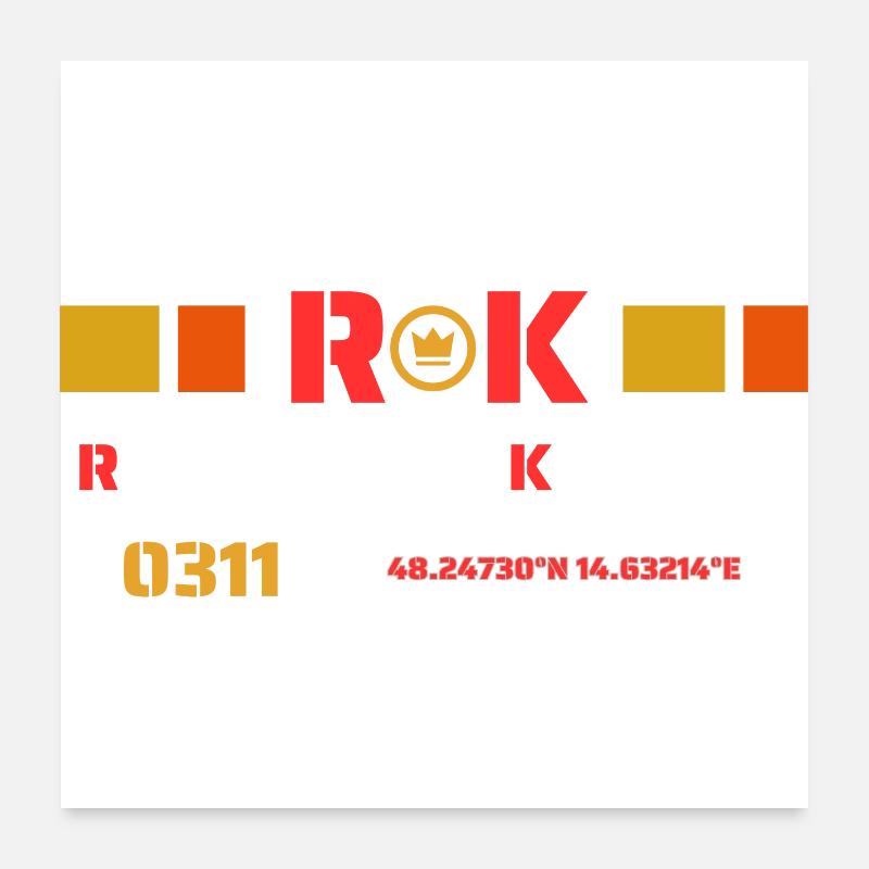 Logo Design Poster 60x60 cm
