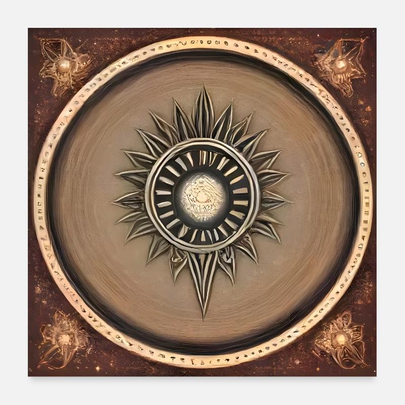 Sole Poster 60x60 cm