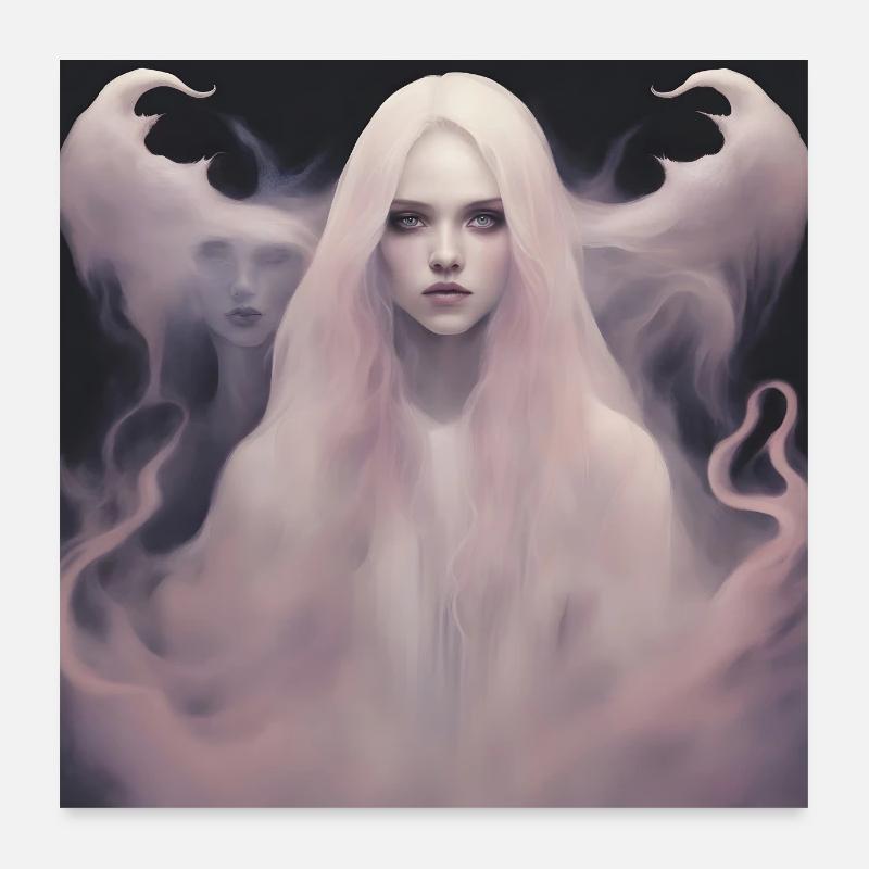 Âme - Poster 60 x 60 cm - blanc