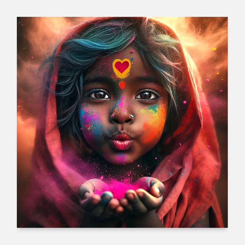 Souffle d'Amour Poster 60 x 60 cm