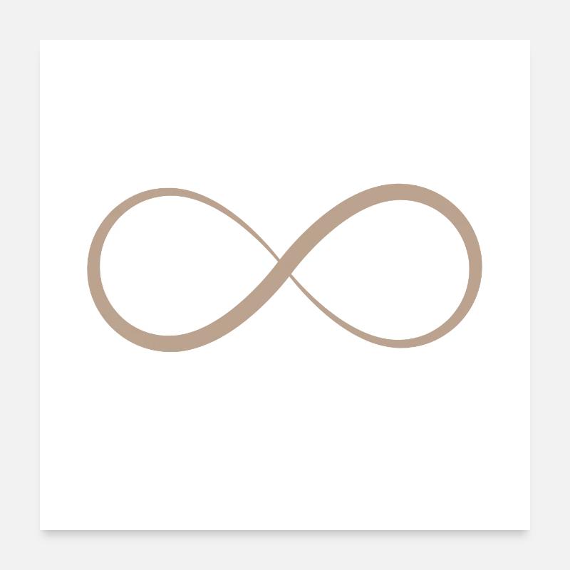 Infinite letter g Poster 24" x 24" (60x60 cm)