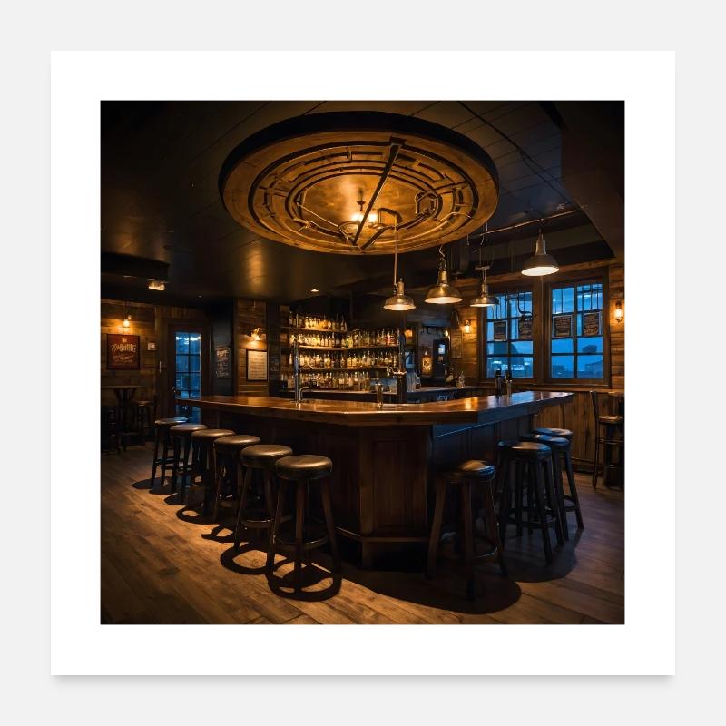 Brasserie Great Bear Poster 60 x 60 cm