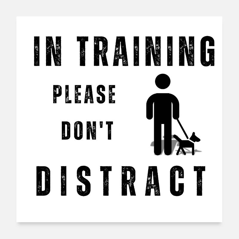 Dog training Poster 24" x 24" (60x60 cm)