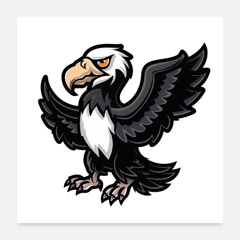 Bande dessinée Eagle Poster 60 x 60 cm