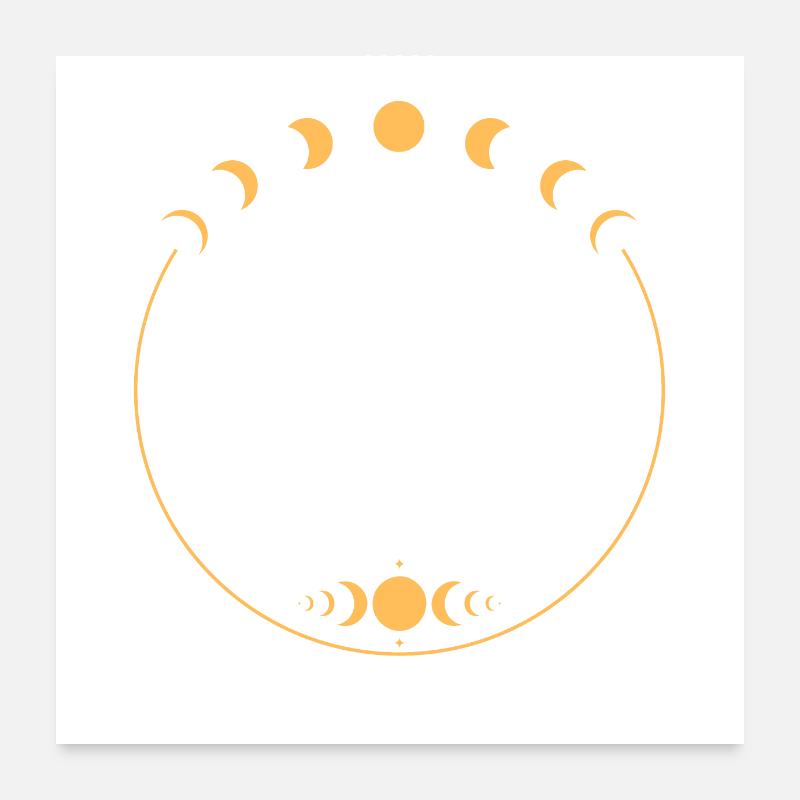 Magic Moth Poster 24" x 24" (60x60 cm)