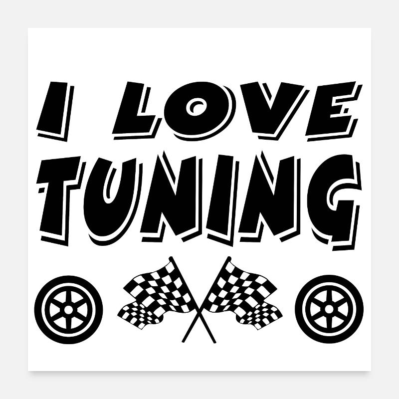 Tuning Poster 24" x 24" (60x60 cm)