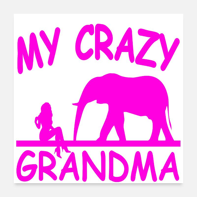 Nonna Poster 60x60 cm