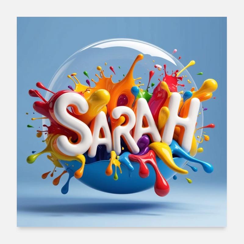 SARA Poster 60x60 cm