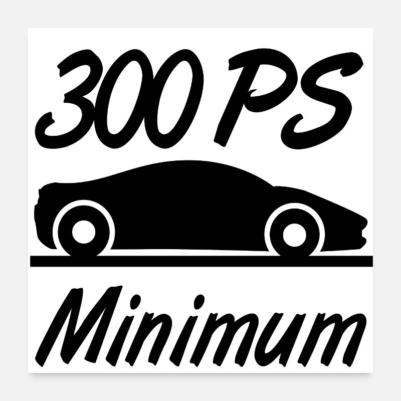Car Poster 24" x 24" (60x60 cm)