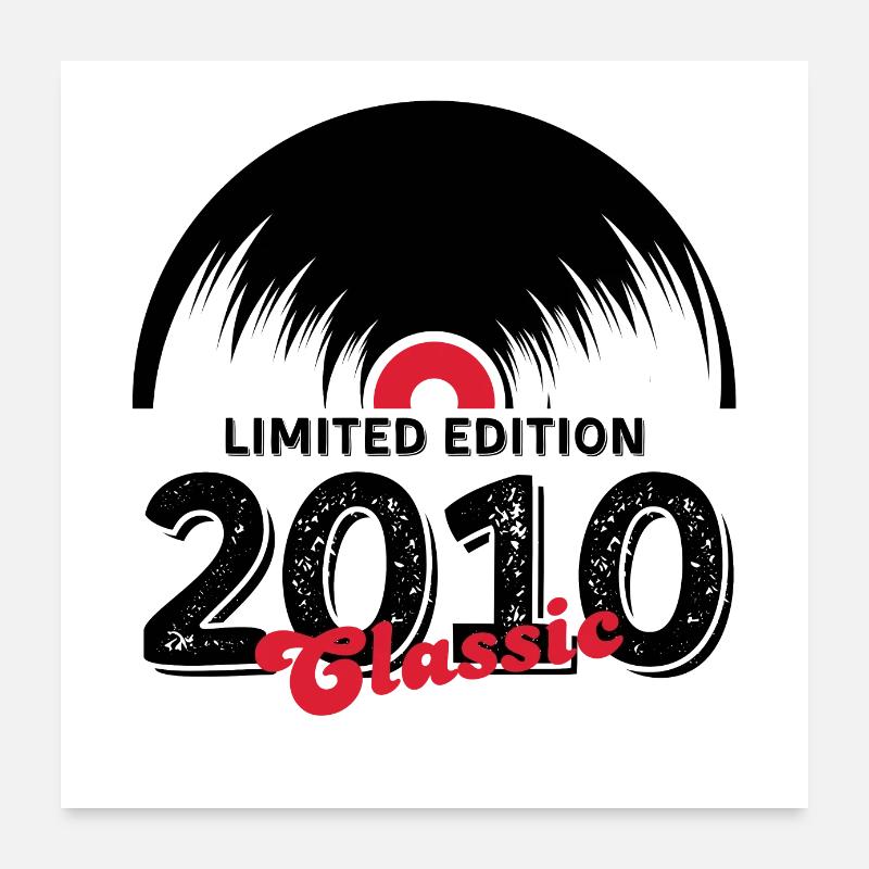 Limited edition 2010 Classic vinyle Poster 60 x 60 cm