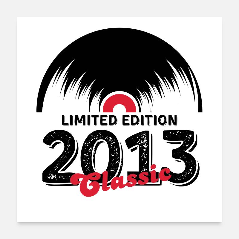 Limited edition 2013 Classic vinyl Poster 24" x 24" (60x60 cm)