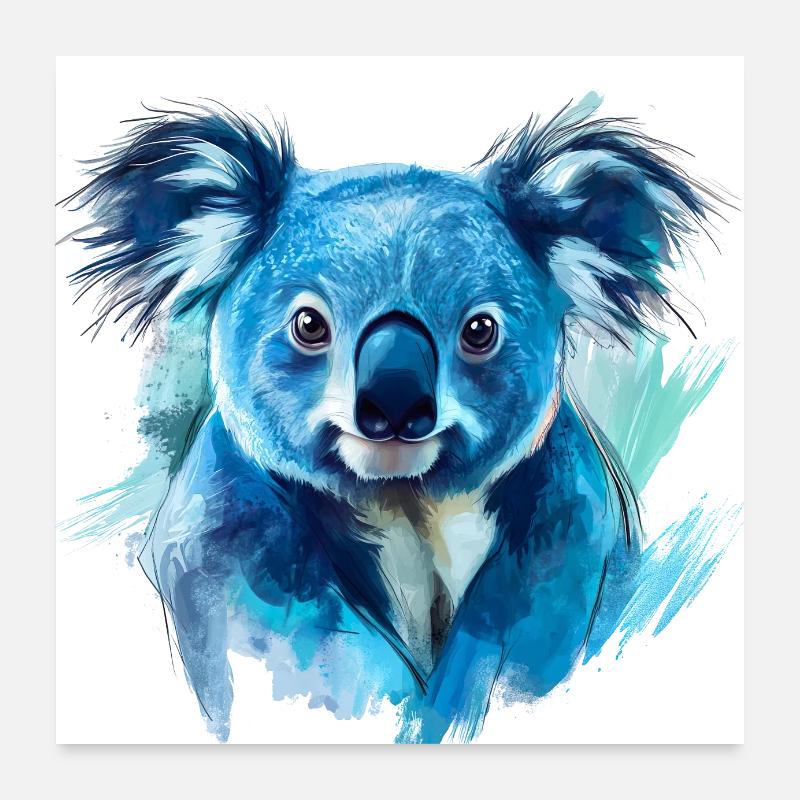 Le koala, souvent appelé à tort un ours Poster 60 x 60 cm