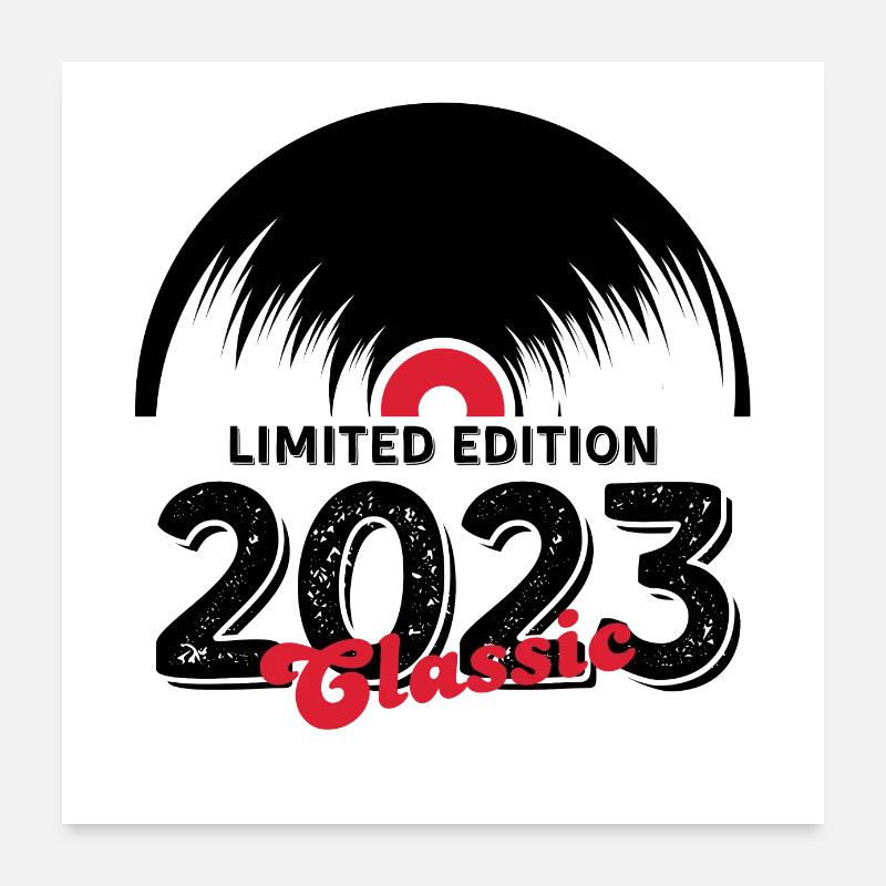Limited edition 2023 Classic vinyl Poster 24" x 24" (60x60 cm)
