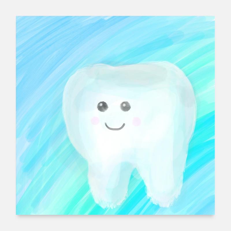 Tooth Type Poster 24" x 24" (60x60 cm)