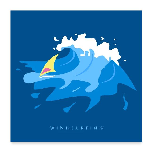 Windsurfing Poster