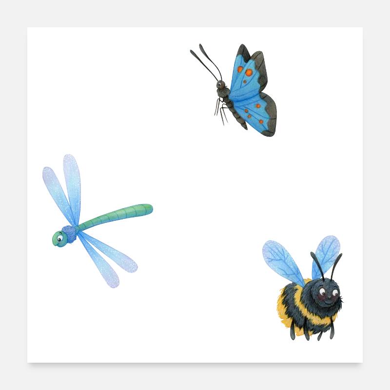 Sort elfique Poster 60 x 60 cm