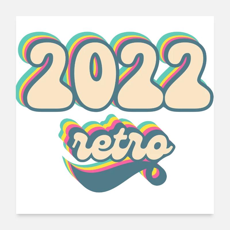 2022 Retro Gift Idea Poster 24" x 24" (60x60 cm)