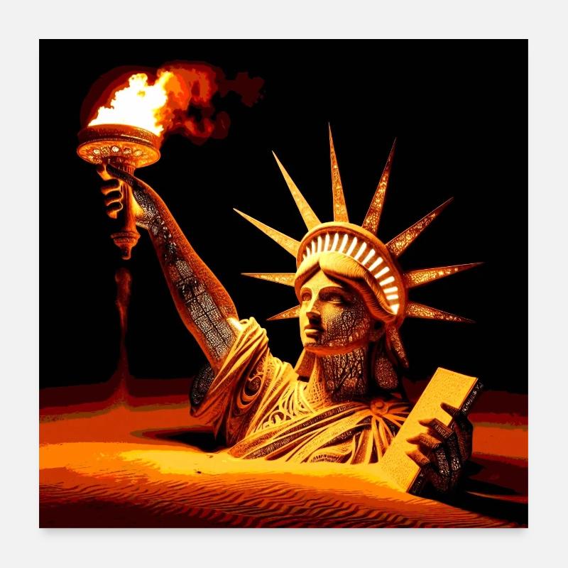 Liberty Poster 60 x 60 cm