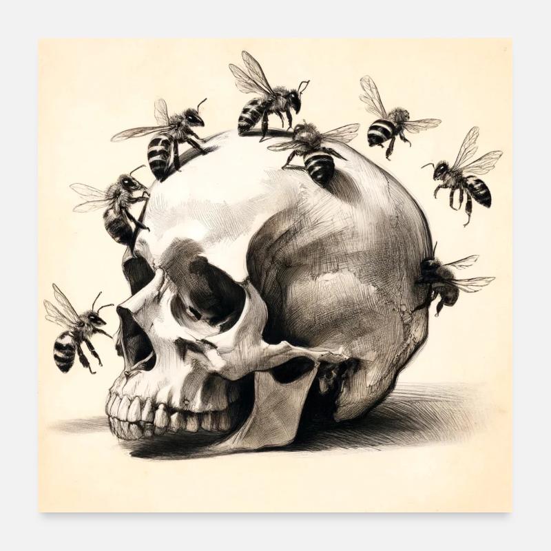 Echo des Lebens Poster 60x60 cm