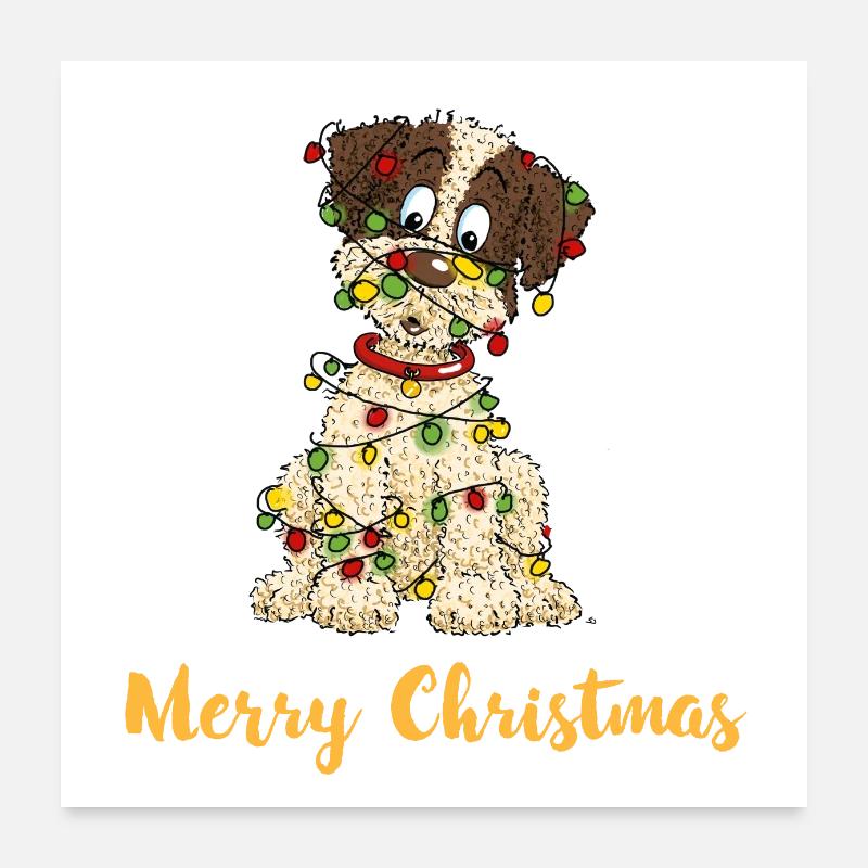 Lichterkette Poster 60x60 cm