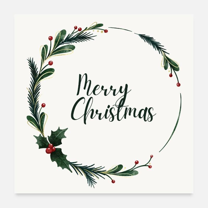 JOYEUX NOËL Poster 60 x 60 cm