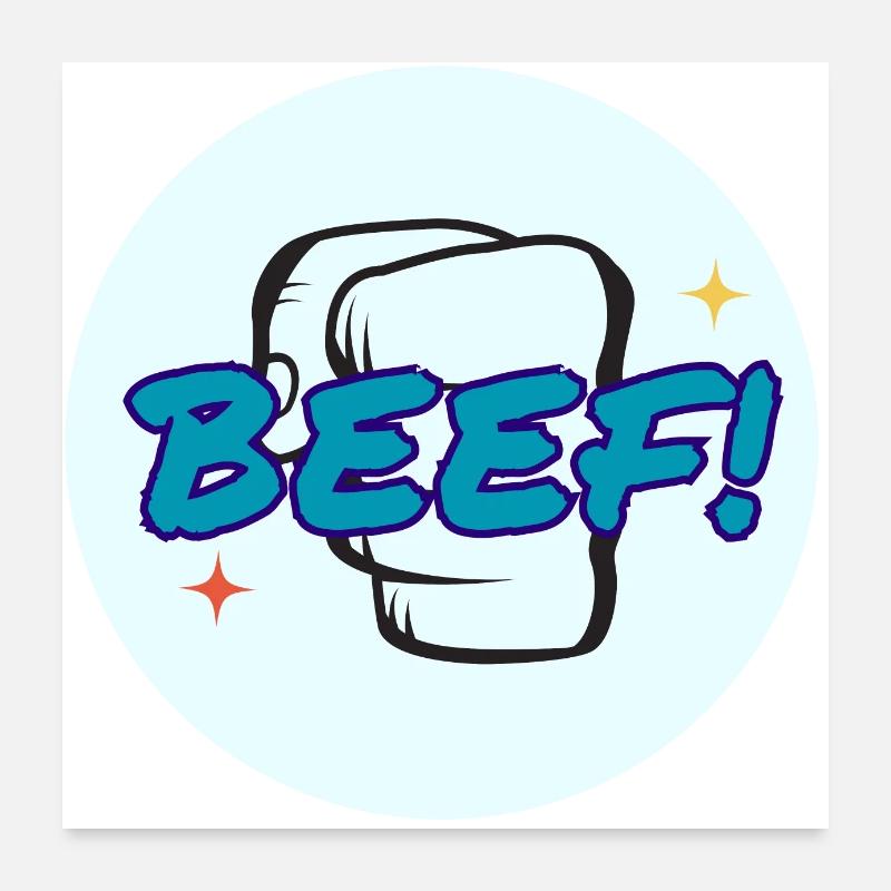 Beef Poster 24" x 24" (60x60 cm)