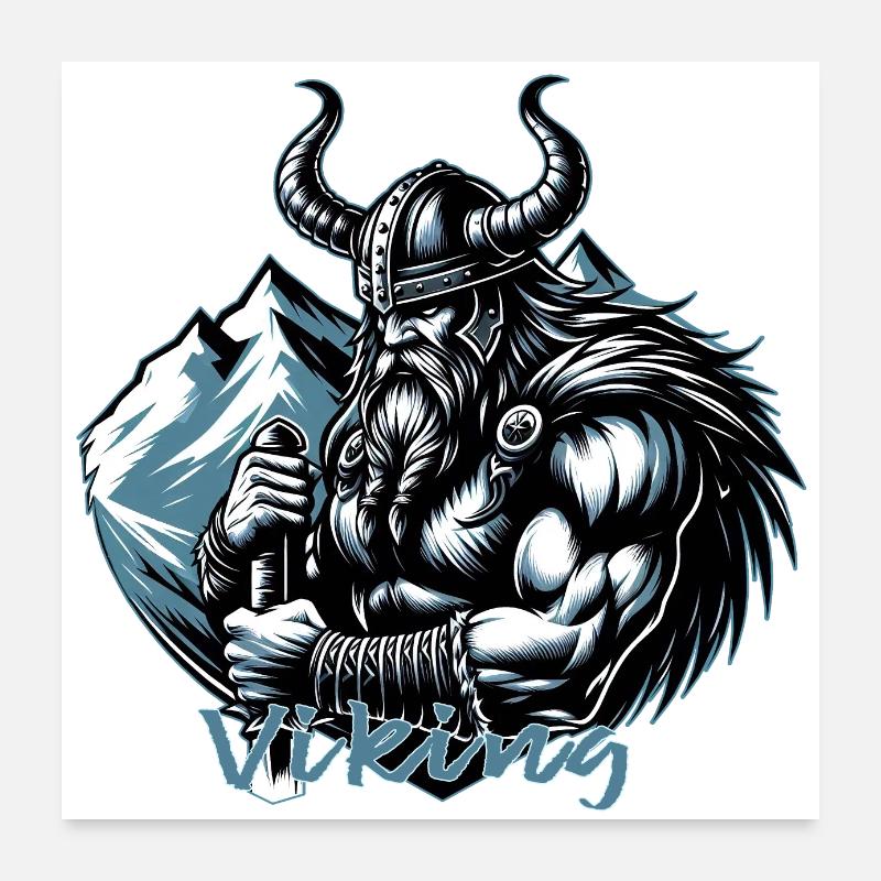 Viking 2 viking Poster 60x60 cm