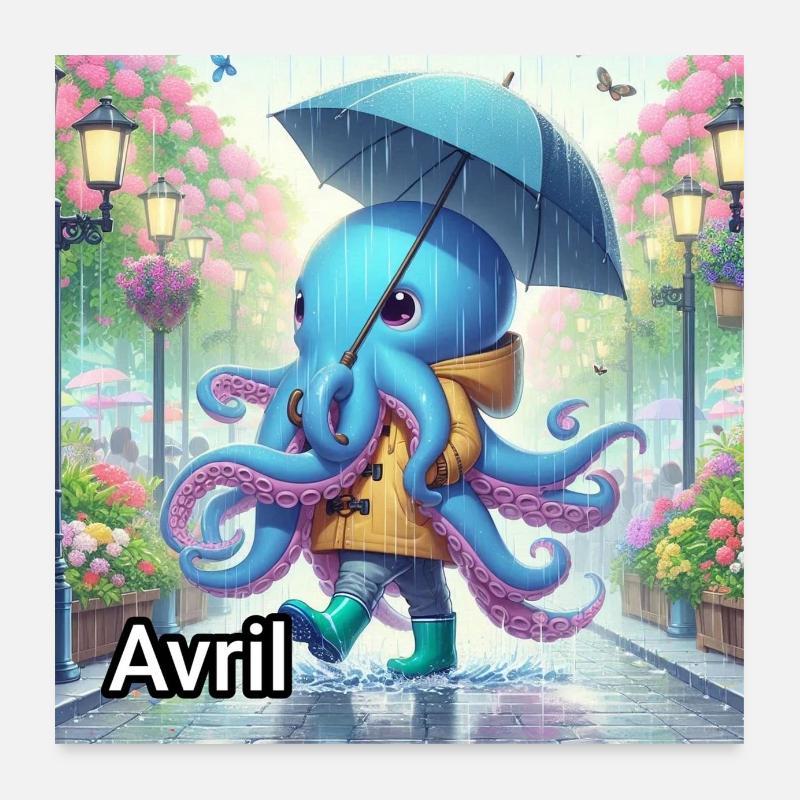 AVRIL Poster 60 x 60 cm