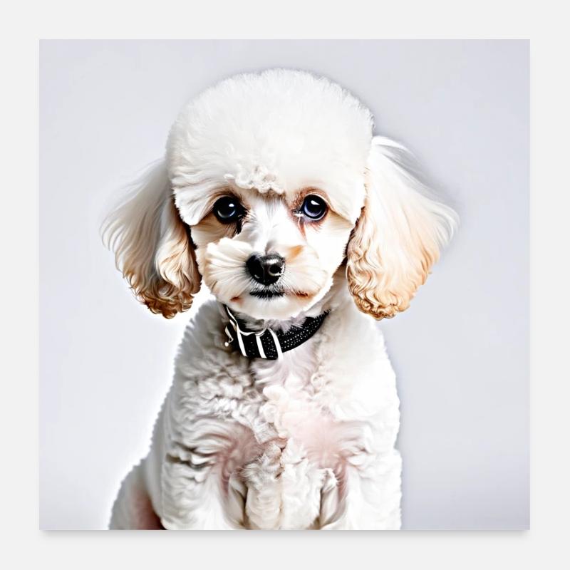 Poodle - Elegance and Charm Poster 24" x 24" (60x60 cm)