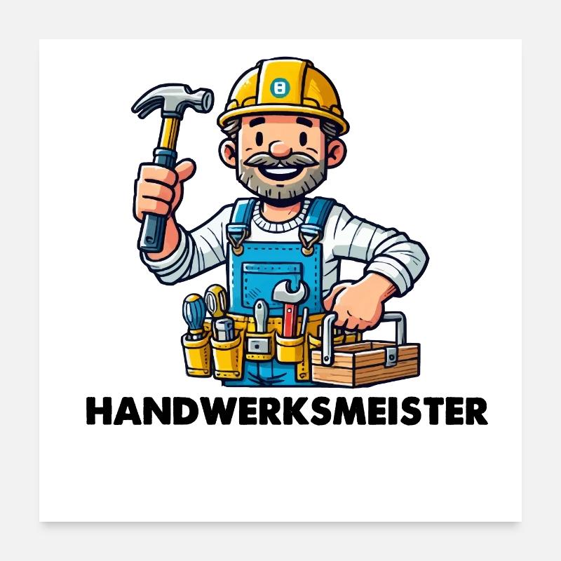 Craftsman Poster 24" x 24" (60x60 cm)