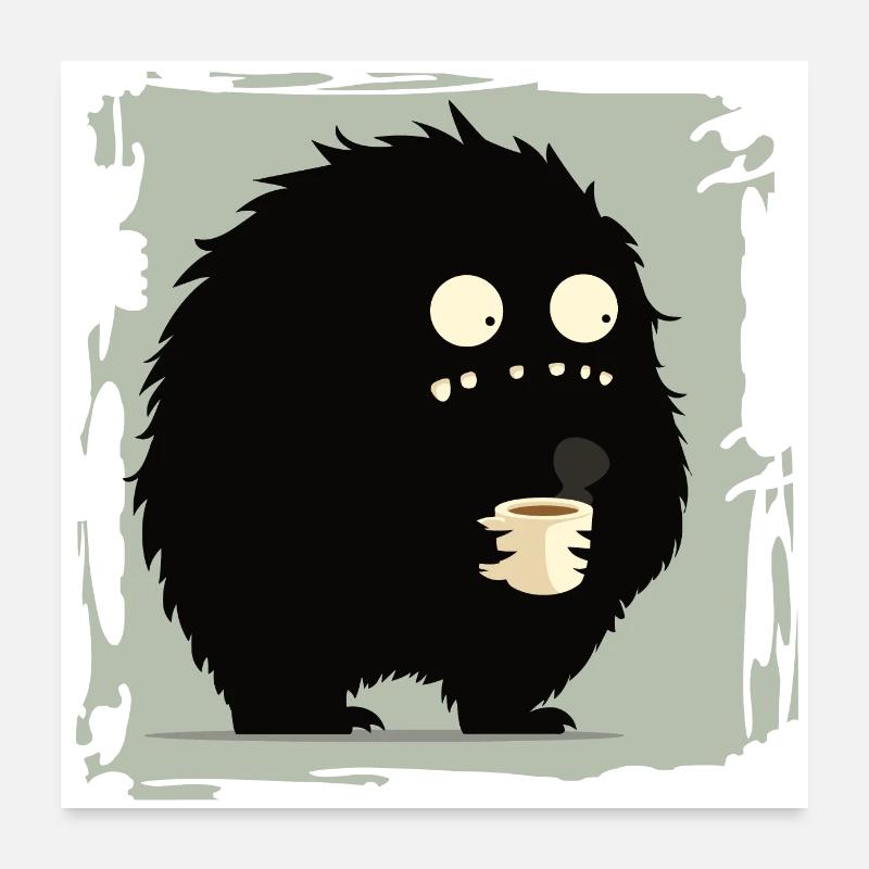 Monstre Poster 60 x 60 cm