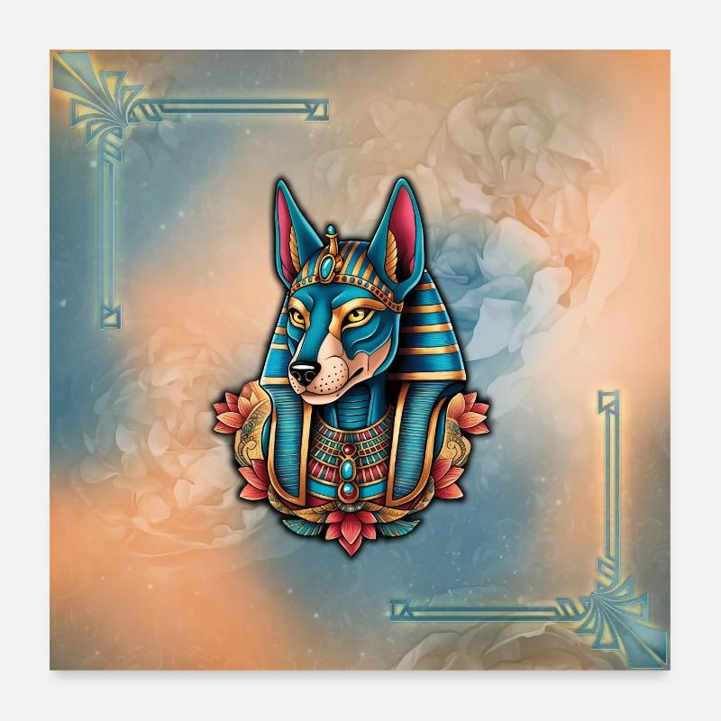 Illustration par Anubis Poster 60 x 60 cm
