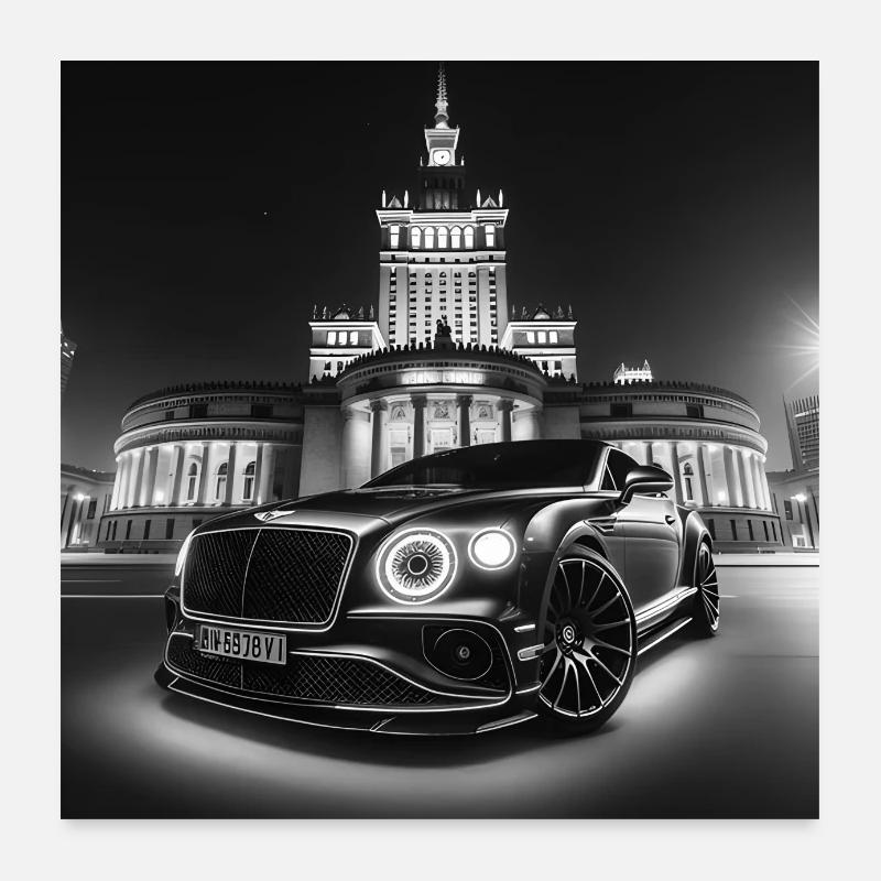 Automobile Poster 24" x 24" (60x60 cm)