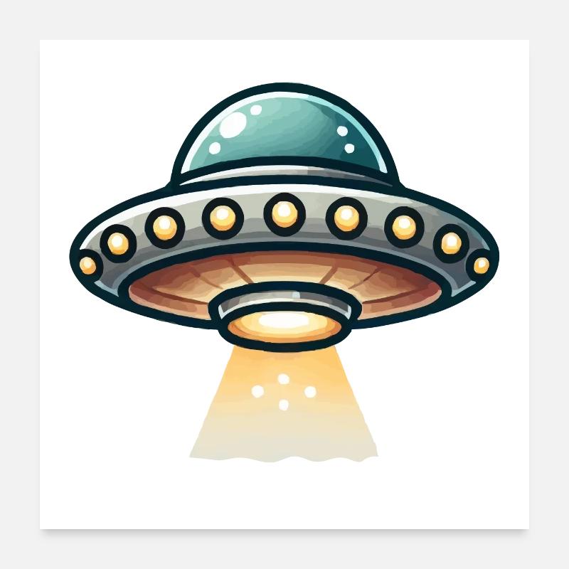 ufo Poster 60x60 cm