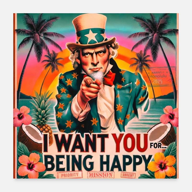 PARADIES PATRIOT Poster 60x60 cm