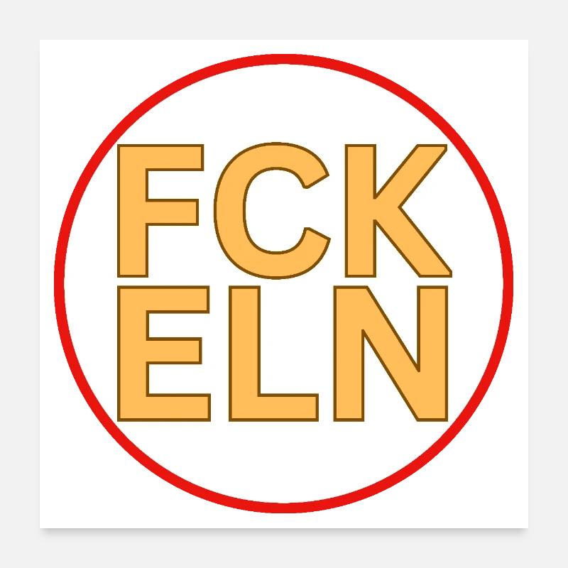 FCK ELN Poster 24" x 24" (60x60 cm)